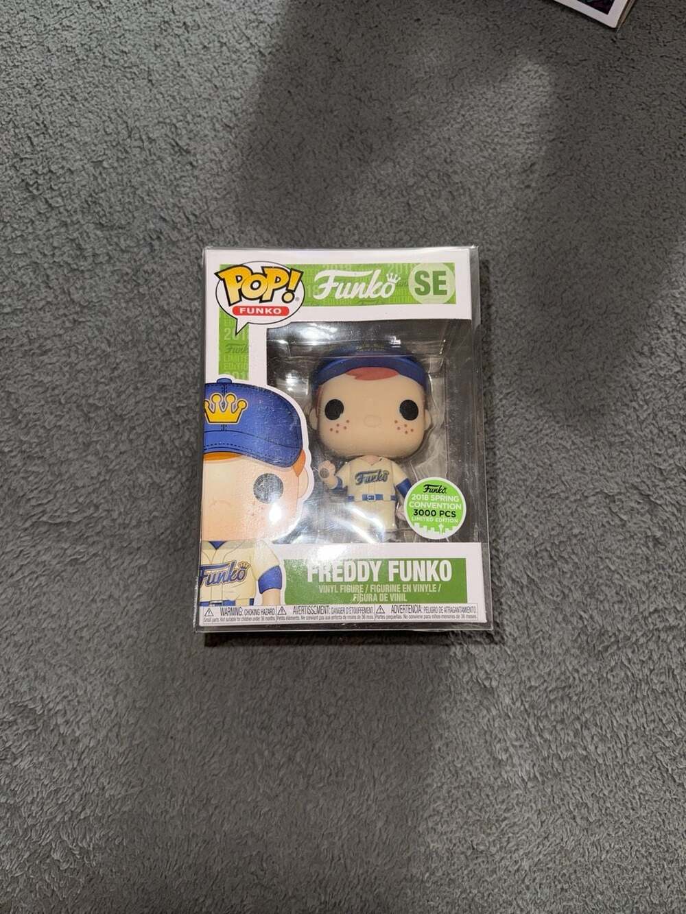 Funko Pop! Freddy Funko Baseball 2018 Spring Convention Limited Edition 3000 PCS
